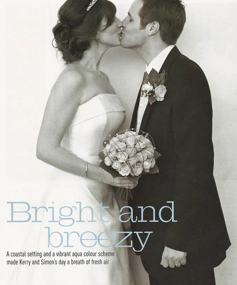 Sharon Cunningham Bride wedding dress