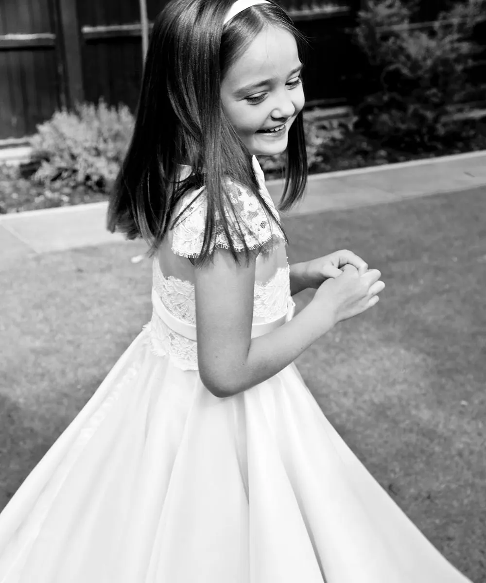 Sharon Cunningham Bride wedding dress