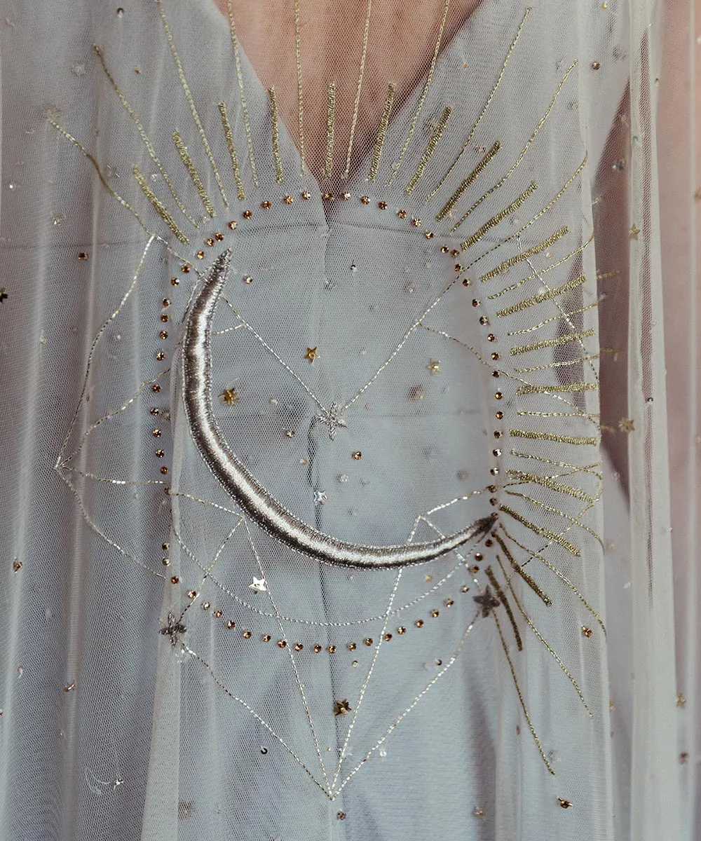 Sharon Cunningham Bride wedding dress