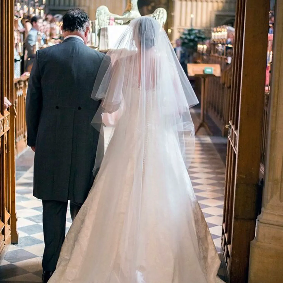 Sharon Cunningham Bride wedding dress