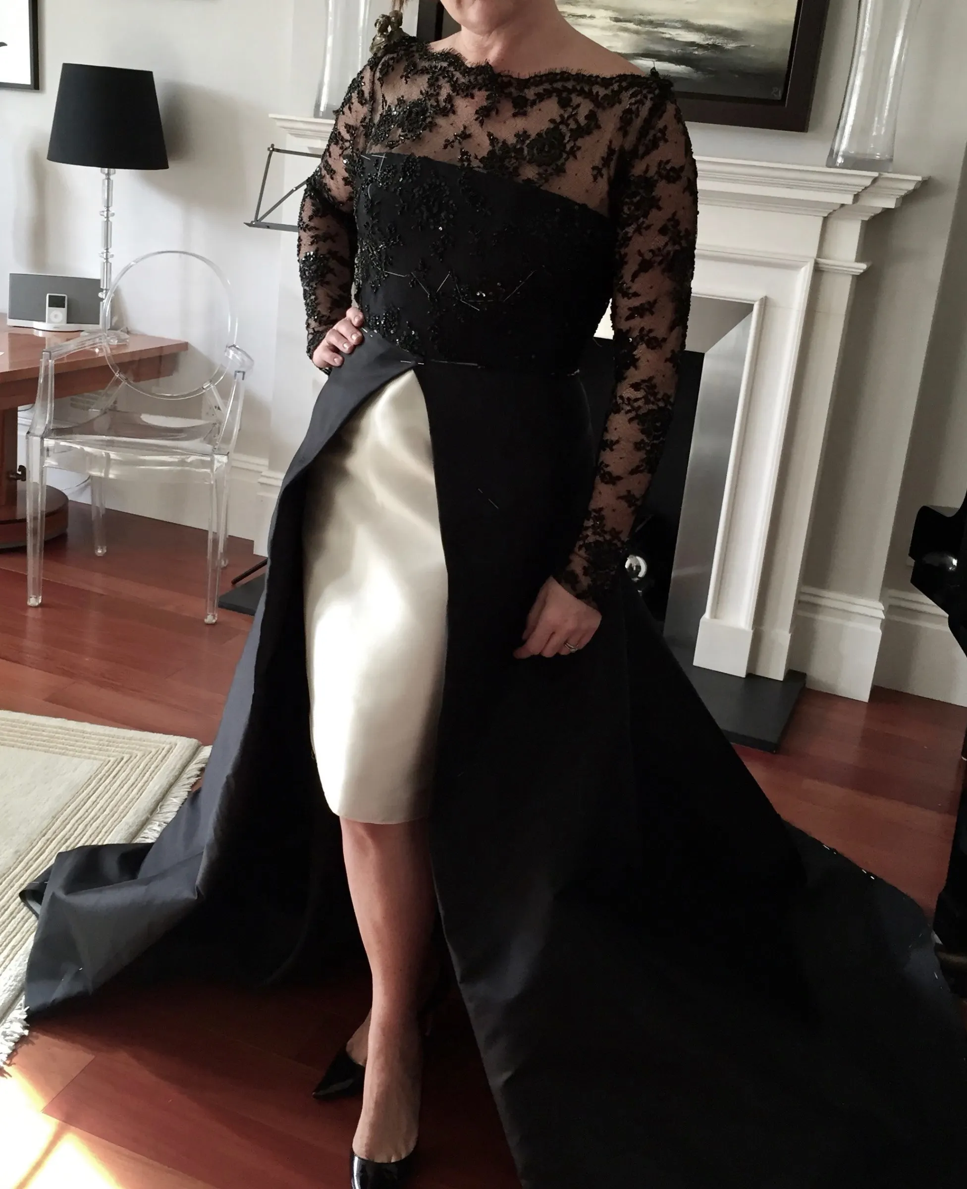 Real bride in a Sharon Cunningham gown